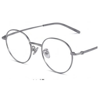 Gafas de Titanio de Alta Calidad, Monturas Ópticas Ligeras para Negocios, Lectura, Unisex, Redondas, para Hombre y Mujer