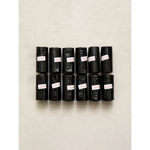 Erogatore di rifiuti per gatti monouso con coulisse in plastica nera a 12 rotoli per cani - Product Image 1