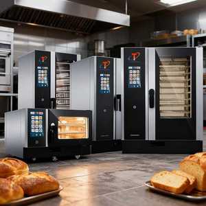 Horno de Vapor Industrial de 10 Bandejas para Salchichas y Panecillos, Horno Combinado Digital de <span class=keywords><strong>Acero</strong></span> <span class=keywords><strong>Inoxidable</strong></span> de Alta Resistencia para Cocina Comercial - Product Image 4
