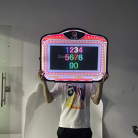 Vente en gros OME personnalisé LOGO MARQUEE enseigne LIGHT UP LED coffret cadeau MESSAGE BOARD LETTER SIGN Bottle Presenter WITH led screen
