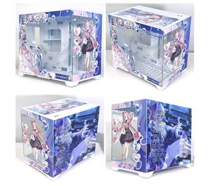 OEM Personalizado Anime <span class=keywords><strong>Computer</strong></span> <span class=keywords><strong>Cases</strong></span> para Genshin Impacto Sangonomiya Kokomi Full Side Vidro Temperado M-ATX Mini Torres Verticais - Product Image 2