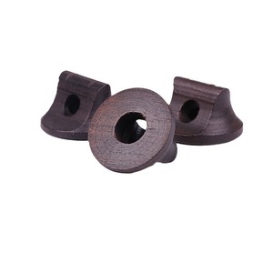 Puente de violín de ébano negro, piezas de instrumentos de cuerda duraderas sin recubrimiento - Product Image 4