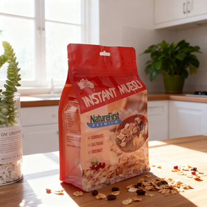 Flat Bottom Food Packaging Bags with Zipper for 500g 1kg Meat Fish Cheese and Freezer Safe Storage - Product Image 5