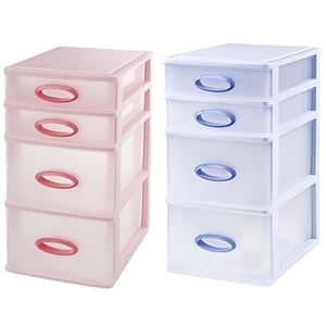 2/3/<span class=keywords><strong>4</strong></span>/5 Schicht Erhöhte Kunststoff Schreibtisch Aufbewahrung sbox Office Desktop Organizer Tischplatte Telefon Teile Lagerung Schublade Schrank Container - Product Image 4