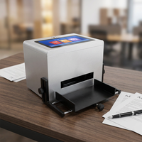 Imprimante jet d'encre industrielle haute résolution TIJ pour codes-barres et dates d'expiration, imprimante de bureau statique à écran tactile