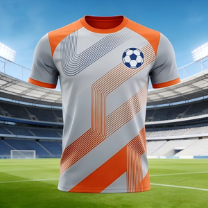 طقم رياضي جديد من WOJIEER بتصميم مخصص لكرة القدم، زي رياضي للفرق والأندية، بدلة كرة قدم مطبوعة بالتسامي، زي رسمي لمنطقة المشجعين - Product Image 2