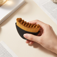 Brosse de massage lymphatique personnalisée avec logo pour le visage, outil de drainage et de sculpture du visage pour la mâchoire