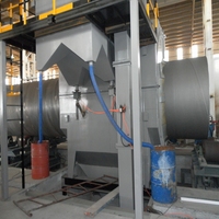 Machine de sablage externe automatique pour tubes en acier avec système rotatif, équipement de détartrage haute performance pour les parois extérieures des tuyaux