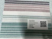 Tissu de chemise en coton 100% teint en fil, tissé, effet flammé, certifié OEKO-TEX, respirant et de poids moyen, uni/à rayures, pour hommes, femmes et robes