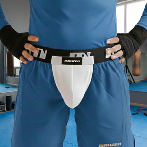 Wholesale Mauzer Men's <b>Groin</b> <b>Guard</b> | Abdominal Protector with Cup Pocket | Boxing, <b>MMA</b>, Cricket, Martial Arts & Training - Product Image 3