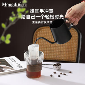 Tetera de cuello de cisne Mongdio de acero inoxidable para café, de grado alimenticio, capacidad estándar - Product Image 4