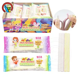 Wholesale hand tear marshmallow long stick marshmallow for kids