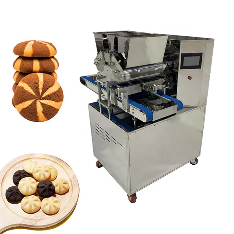 Filled Date Bar Maamoul Mooncake Making Machine controllo PLC Hasborg Cookie Depositor Machine Price