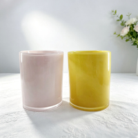 Porte-bougies chauffe-plat en verre soufflé artisanal traditionnel, électroplaqué par pulvérisation, et pots à bougies parfumées vides pour Pâques