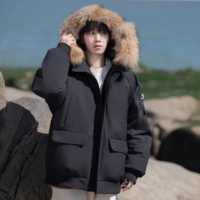Veste d'hiver pour homme personnalisée, épaisse et isolée, avec doublure en fausse fourrure amovible pour les terrains enneigés