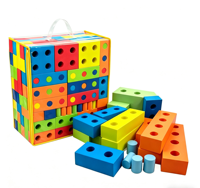 Jouets de construction pour enfants : Grand ensemble de blocs créatifs pour l'éducation précoce – Offre spéciale