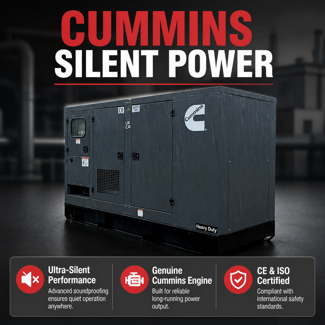Soundproof Silent Three Phase Home Use Standby Diesel Generator Set Auto Remote Start ATS 15-30kva for 480V Portable