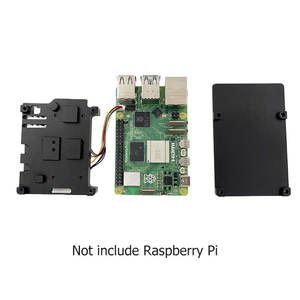 Aglomerado Raspberry <span class=keywords><strong>Pi</strong></span> 5 Caja de aluminio Carcasa de metal de doble ventilador para Rpi 5 Pi5 Nhanced Sistema de refrigeración de doble ventilador - Product Image 5