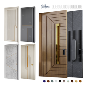 Puerta pivotante inteligente exterior <span class=keywords><strong>de</strong></span> lujo <span class=keywords><strong>de</strong></span> China para seguridad <span class=keywords><strong>de</strong></span> la casa <span class=keywords><strong>bonitas</strong></span> <span class=keywords><strong>puertas</strong></span> <span class=keywords><strong>de</strong></span> <span class=keywords><strong>madera</strong></span> para entrada <span class=keywords><strong>de</strong></span> villa <span class=keywords><strong>puertas</strong></span> principales <span class=keywords><strong>de</strong></span> entrada frontal modernas - Product Image 6