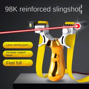 Nuevo <span class=keywords><strong>Tirachinas</strong></span> Láser 98K de Alta Precisión para Exteriores, Juguete con Banda Elástica de Plástico e Infrarrojos de Alta Velocidad (14+ Disparos) - Product Image 1