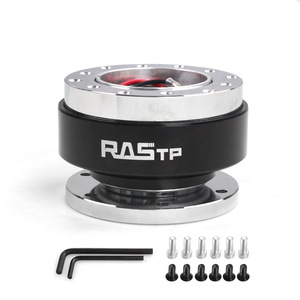 Volant de course RAS TP avec moyeu à dégagement rapide en alliage d'aluminium QR030, pièce de modification universelle pour voiture - Product Image 5