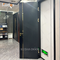 Porte intérieure pré-montée en MDF bois, design moderne résidentiel, étanche