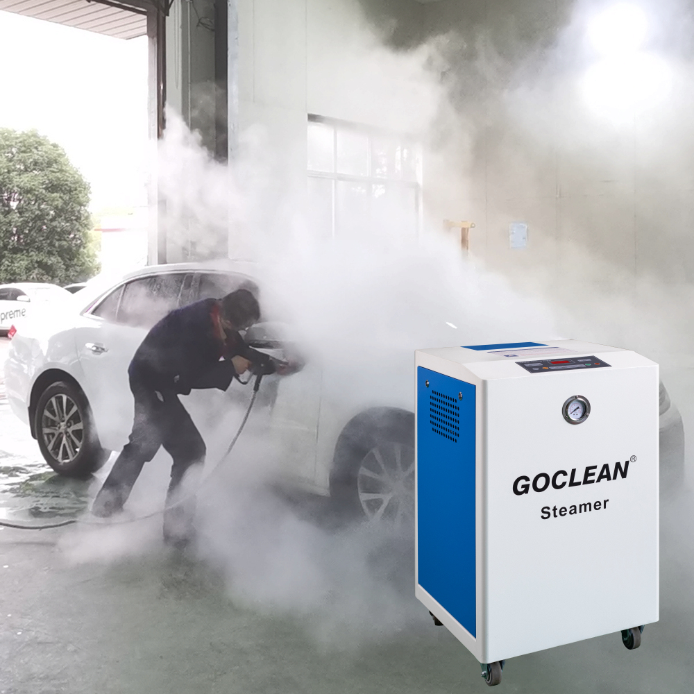 Мобильное водонепроницаемое оборудование для детейлинга автомобиля GOCLEAN, 5 л, электрическая Паровая мойка автомобиля, мойка автомобиля, цена на стиральную машину