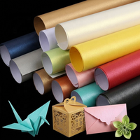 Papier nacré recyclable 120 g/m² 250 g/m² Carton pailleté pour la fabrication de cartes de vœux, d'invitations et d'enveloppes