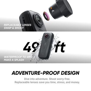Insta360 X4 Air Capture, Video Inmersivo de 360 Grados, Sensores Duales de 1/1.8 Pulgadas Ligero, 165 g, 88 minutos de batería, 15 m resistente al agua / Wi-Fi X4 Air - Product Image 3