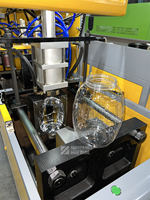 Solution économique pour startups : Machine de soufflage de bouteilles 15L semi-automatique à cavité unique, robuste, multi-langues, avec PLC, pour l'approvisionnement en eau en vrac