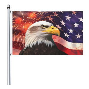 3X5FT tùy chỉnh cờ trong vật liệu khác nhau <span class=keywords><strong>Polyester</strong></span> Vinyl Nylon satin cho sân vườn nhà Trong nhà & ngoài trời thể thao trang trí nội thất grommets - Product Image 1