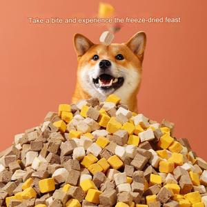 Sıcak Fırsat Dondurarak Kurutulmuş Kedi ve Köpek Ödül Mamaları Toptan Özel Markalı Evcil Hayvan Kuru Maması Varil 1kg Atıştırmalıklar - Product Image 2