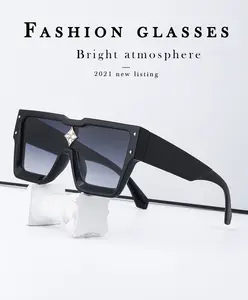 Eyewear 2022 New Arrivals Luxury Fashion Designer Famous Brands Shades Square Women Men Sunglasses UV400