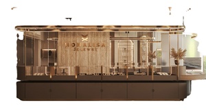 Free 3D Jewelry Shop Interior Design Fashion Jewelry Displays Cabinet Luxury Jewelry Showroom Showcase Whole Store Deco - Product Image 5