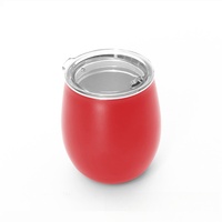 2026 Emerit Custom Tasse isotherme sous vide en acier inoxydable à double paroi de 8 oz, forme œuf, pour Yerba Maté, vin et bière
