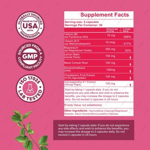 Cápsulas para el Cuidado Ovárico Femenino de Marca Privada, Equilibrio Hormonal, Apoyo a la Fertilidad - Product Image 5