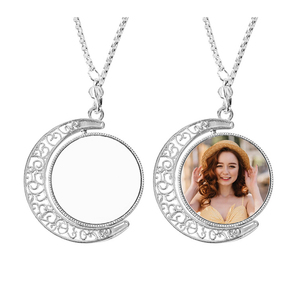 个性化Diy空白升华项链女士礼品定制时尚饰品项链女士吊坠 - Product Image 1