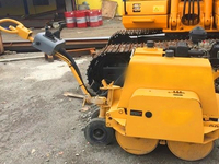 Compacteur vibrant à double tambour puissant 0,8 tonne LTC08H à faible coût d'entretien pour la construction routière