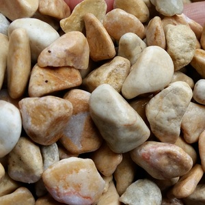Pierres naturelles de couleur jaune, galets de rivière, pour le jardin, aménagement paysager, nouvelle collection - Product Image 1
