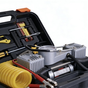 180W <b>Car</b> air Pump Compressor with Digital display Gauge Industrial 12v Compressor air Pump Tyre - Product Image 3