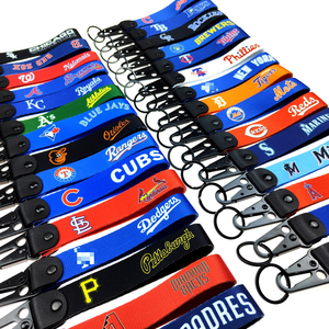 Llavero de Moda ML para Clubes Deportivos de Béisbol, Souvenir Personalizable con Logotipo, Popular Lanyard Americano de Muñeca Corta - Product Image 3