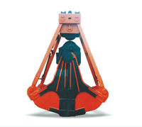 YUFEI Grappin hydraulique télécommandé sans fil, personnalisable, à mâchoires d'ouverture pour benne à godets/port/navire