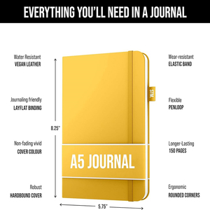 Bloc-notes vierge avec boucle <span class=keywords><strong>pour</strong></span> stylo et poches intégrées, carnet de notes scolaire, carnet de notes <span class=keywords><strong>pour</strong></span> hommes et femmes - Product Image 5