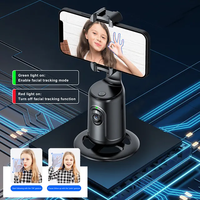Stabilisateur de cardan P01 PRO avec suivi IA 360° sans application, fonctionnement à un clic, objectif réglable pour l'enregistrement vidéo et le direct