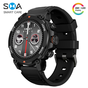 Smartwatch 2026 com Chamada Bluetooth, À Prova D'água 5ATM, Monitor de Frequência Cardíaca, SPO2, SOS, Bússola, Altímetro, Barômetro, Modo de Jogo e Lembrete de Mensagens - Product Image 3