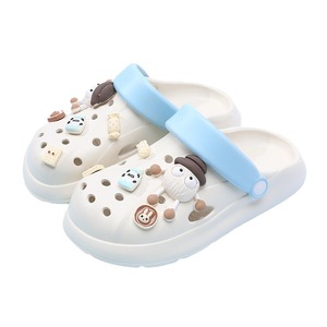 Women's Summer <b>Clogs</b> White EVA Cartoon Platform Sandals Breathable Non Slip Outdoor Beach Shoes - Product Image 5