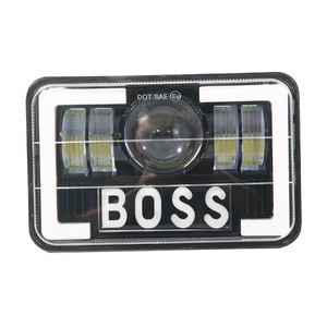 ไฟทำงาน LED ทรงสี่เหลี่ยม Boss 4x6 5 นิ้ว 45W 6000K 12V พร้อมไฟวงแหวน สำหรับรถบรรทุก รถยนต์ ไฟขับขี่ - Product Image 1
