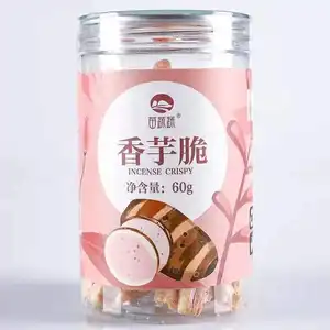 GT Small 60g Canned VF Dried Taro Crispy Fruit Vegetable Snack Sweet and Fried with Flavor