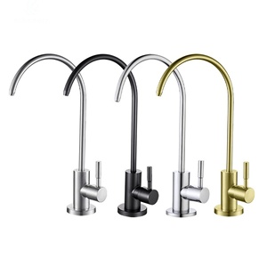 Grifo de Cocina Monomando AOWE en Oro Cepillado con Conexión para Purificador de Agua - Cuerpo de Acero Inoxidable sin Plomo, Solución Saludable para el Hogar - Product Image 2
