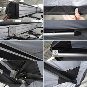 Auvent latéral de voiture pour le camping en plein air, <span class=keywords><strong>4x4</strong></span> tout-terrain, SUV, auvent de toit de voiture, auvent de <span class=keywords><strong>hayon</strong></span>, <span class=keywords><strong>tente</strong></span> pour le camping en voiture - Product Image 3